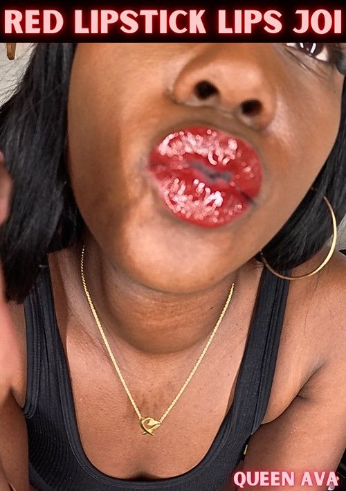 Glossy Red Lips Cum Countdown Glossy Red Lips Cum Countdown