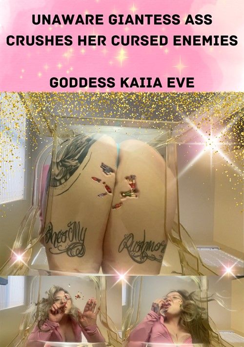 Unaware Giantess Ass Crushes Her Cursed Enemies
